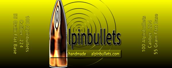 ALPINBULLETS CAL .224 GR. 55